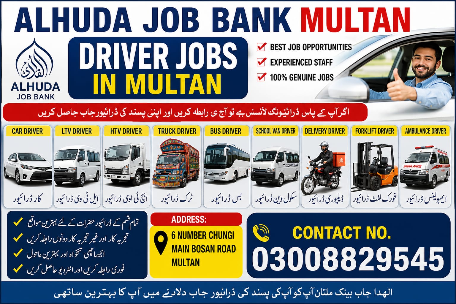 driver jobs in multan